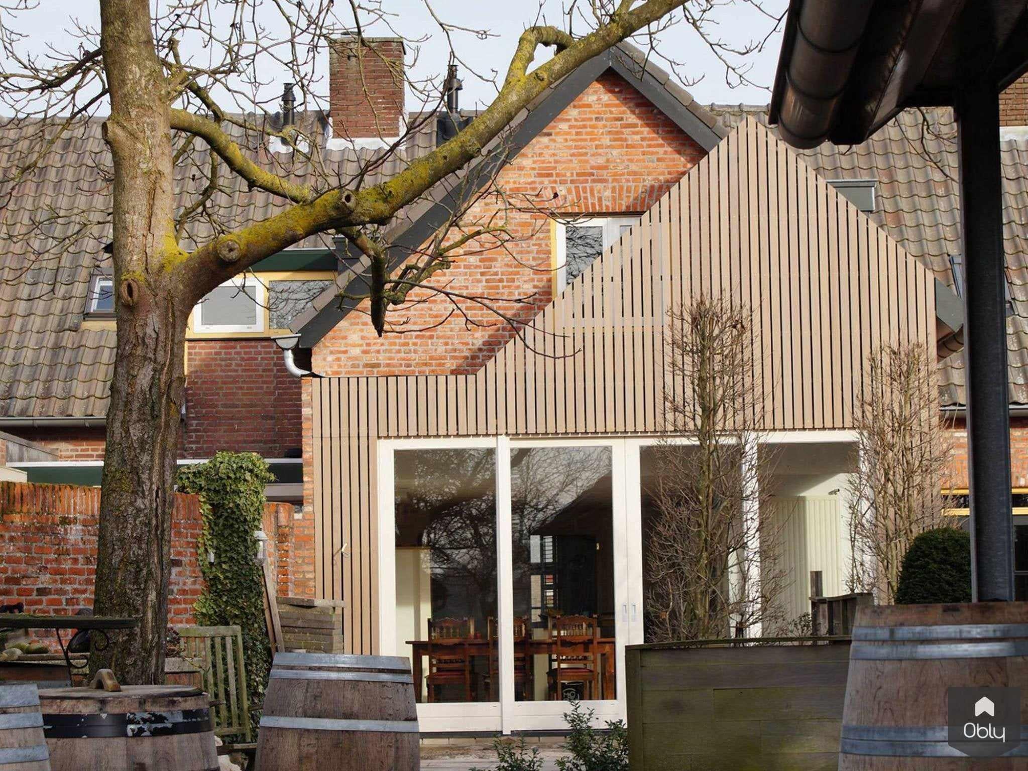 boerderijtje uitbouw-Jan Couwenberg Architectuur-Aanbouw,alle,architectuur ontwerp,boerderij renovatie,eigentijdse architectuur,houten gevelbekleding,landelijke woning,moderne aanbouw,woning uitbouw-OBLY