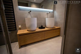 Design badkamer met eikenhout-De Eerste Kamer-alle, Badkamer-OBLY