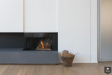 Donkere plankenvloer brengt warmte in strakke woning-NOBEL Flooring-alle, Woonkamer-OBLY
