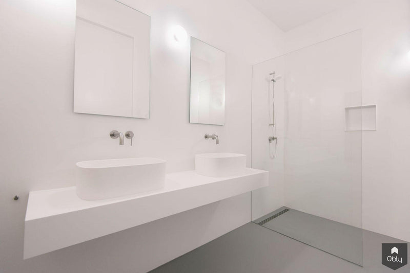 een stijlvolle badkamer met vele Wensen-Fors design badkamers-alle,Badkamer-OBLY