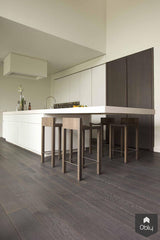 Eiken plankenvloer met wisselende breedtes in moderne woning-NOBEL Flooring-alle, Keuken-OBLY