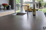 Frank! Eiken keuken met composiet betonlook werkblad-Frank! Maatwerk Keukens-alle, Keuken-OBLY