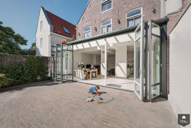 Glazen vouwwanden in serre-Solarlux Nederland BV-Aanbouw, alle-OBLY