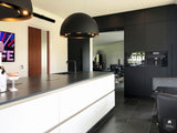 Hoogglans lak witte keuken in greeploos design-Keukenarchitectuur Midden Brabant-alle, Keuken-OBLY