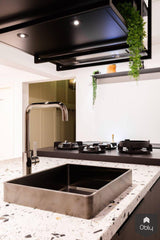 Industriële keuken met verhoogde elementen-Keukenstudio Stormink-alle, Keuken-OBLY