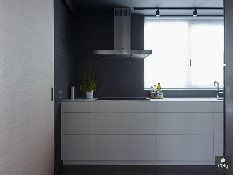 keuken donkere wanden en plafond-Doret Schulkes Interieurarchitect-alle,Keuken-OBLY