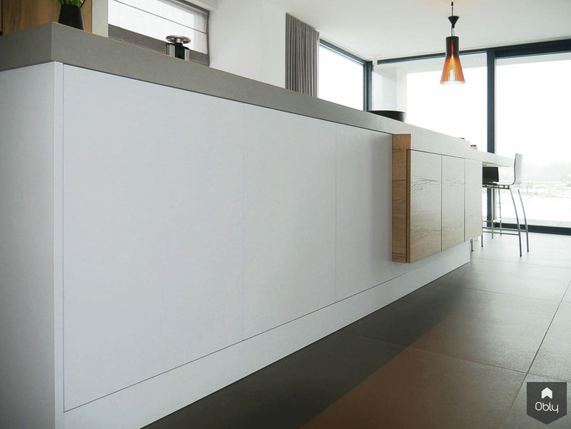 Keuken in rustiek eiken met strak wit-Keukenarchitectuur Midden Brabant-alle, Keuken-OBLY