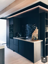 Keuken met dik keramisch blad en Marokkaanse tegels-Bjorn Interieurontwerp & Realisatie-alle, Keuken-OBLY