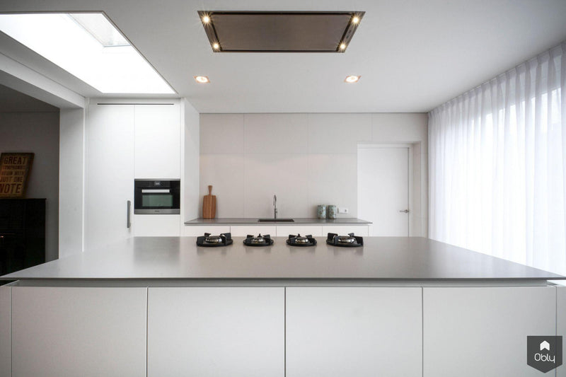 Keuken modern wit gelakt-Ecker Interieur-alle, Keuken-OBLY