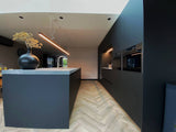 Keukenontwerp met zwarte afwerking-Keukenarchitectuur Midden Brabant-keuken-Keukenontwerp zwarte afwerking -OBLY