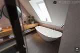 Luxe badkamer met roze tegels-De Eerste Kamer-alle, Badkamer-OBLY