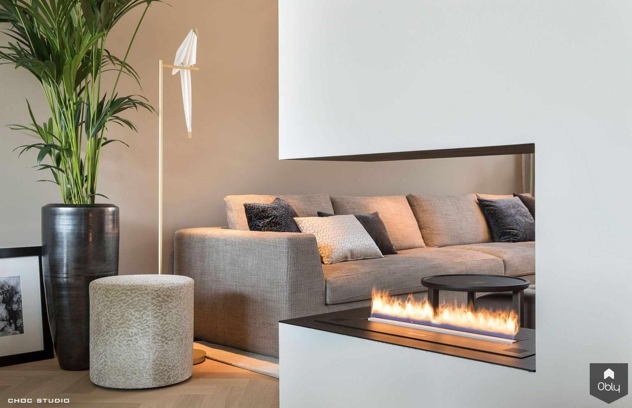 luxe interieur voor stadswoning-Choc Studio-alle,luxe woonkamer,modern interieur,modern wonen,Woonkamer,woonkamer design-OBLY