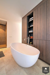 Luxe slaapkamer en aangrenzende badkamer-Dosis Keuken & Interieur-alle, Slaapkamer-OBLY