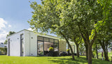 Metamorfose bungalow-D11 Architecten-Woonkamer- Metamorfose bungalow in groene omgeving-OBLY