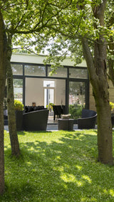 Metamorfose bungalow-D11 Architecten-Woonkamer- Metamorfose bungalow in groene omgeving-OBLY