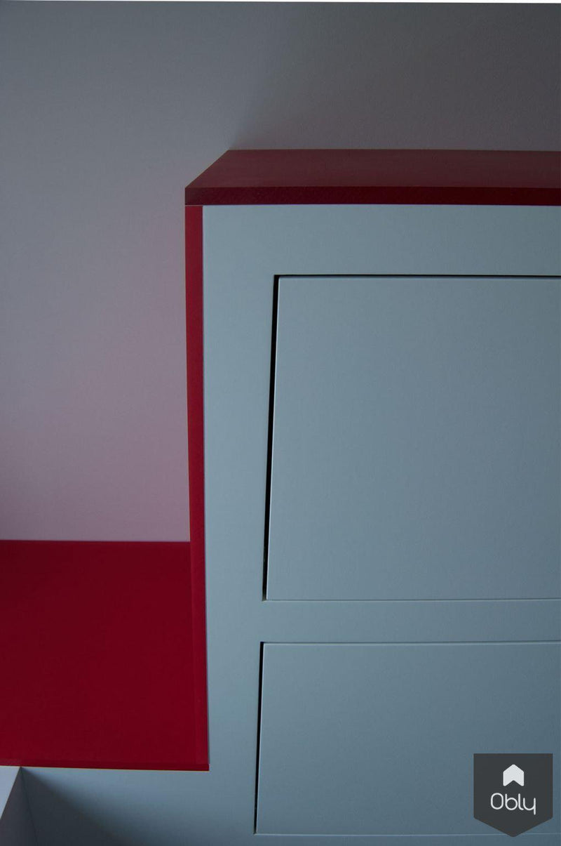 modern met een Cranberry tint-Fors design badkamers-alle,Badkamer-OBLY
