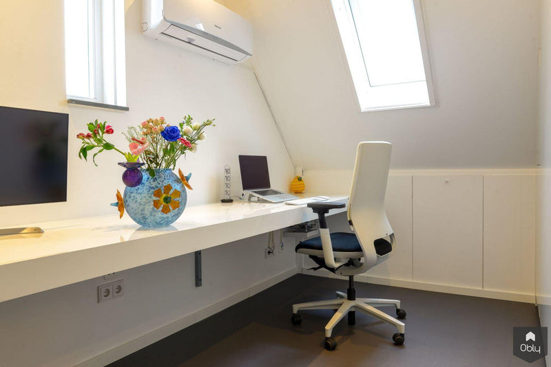 Moderne kantoorruimte in huis-Peggy Franssen Interieurontwerp-alle, Woonkamer-OBLY