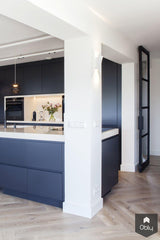 Moderne keuken in antraciet-Wood Creations-alle, Keuken-OBLY