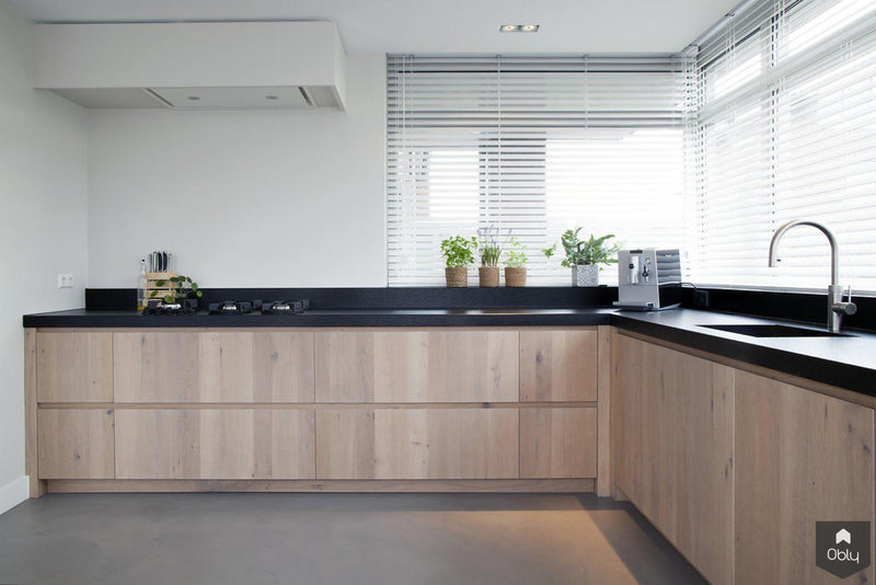 Moderne keuken nieuwbouwhuis-Wood Creations-alle, Keuken-OBLY