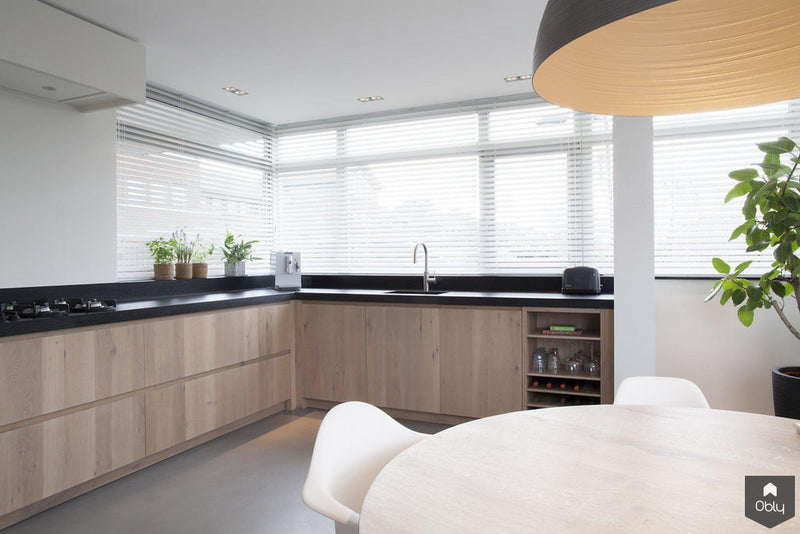 Moderne keuken nieuwbouwhuis-Wood Creations-alle, Keuken-OBLY