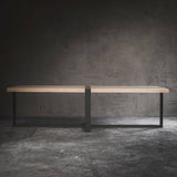Robuuste stevige tafel-Grey 7-Eetkamer-Robuuste tafel met industriële look-OBLY
