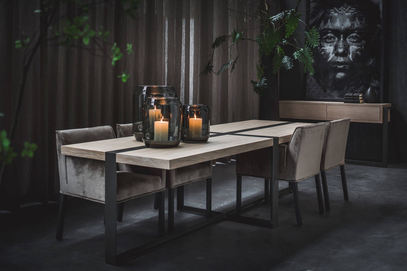 Robuuste stevige tafel-Grey 7-Eetkamer-Robuuste tafel met industriële look-OBLY