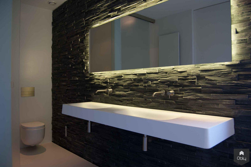 stoere minimalistische badkamer-Fors design badkamers-alle, Badkamer-OBLY