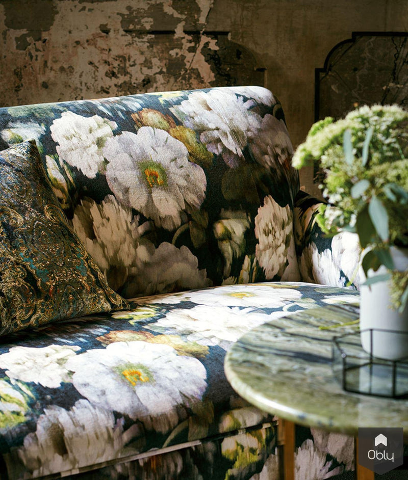 stoffencollectie Herbaria - Black Edition-The Romo Group Nederland-alle,Woonkamer-OBLY