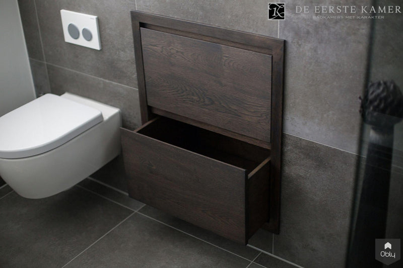 Strakke badkamer met mooie details-De Eerste Kamer-alle, Badkamer-OBLY