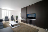 TV meubel met haard - Woonkamer-Ecker Interieur-alle, Woonkamer-OBLY