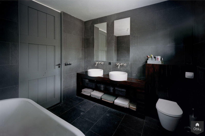 villa Bergen - badkamer-Paul Seuntjens Architectuur + Interieur-alle,Badkamer-OBLY