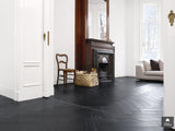 Visgraat zwart groot formaat-NOBEL Flooring-alle, Woonkamer-OBLY
