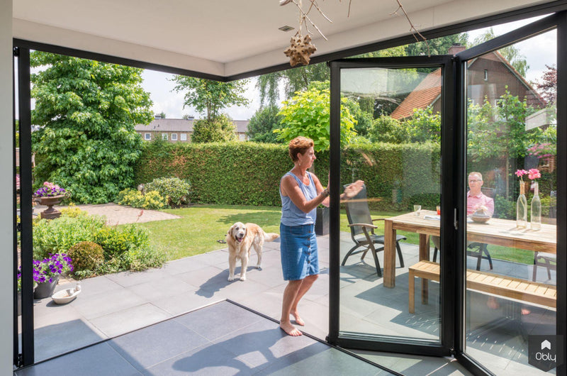 vouwwanden in uitbouw-Solarlux Nederland BV-Aanbouw,alle-OBLY