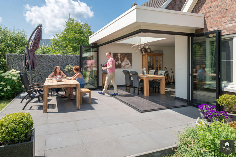 vouwwanden in uitbouw-Solarlux Nederland BV-Aanbouw,alle-OBLY