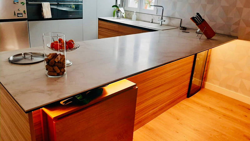 Werkbladen keukens met onzichtbare inductie-OBLY-keuken-Keukens met onzichtbare inductie -OBLY