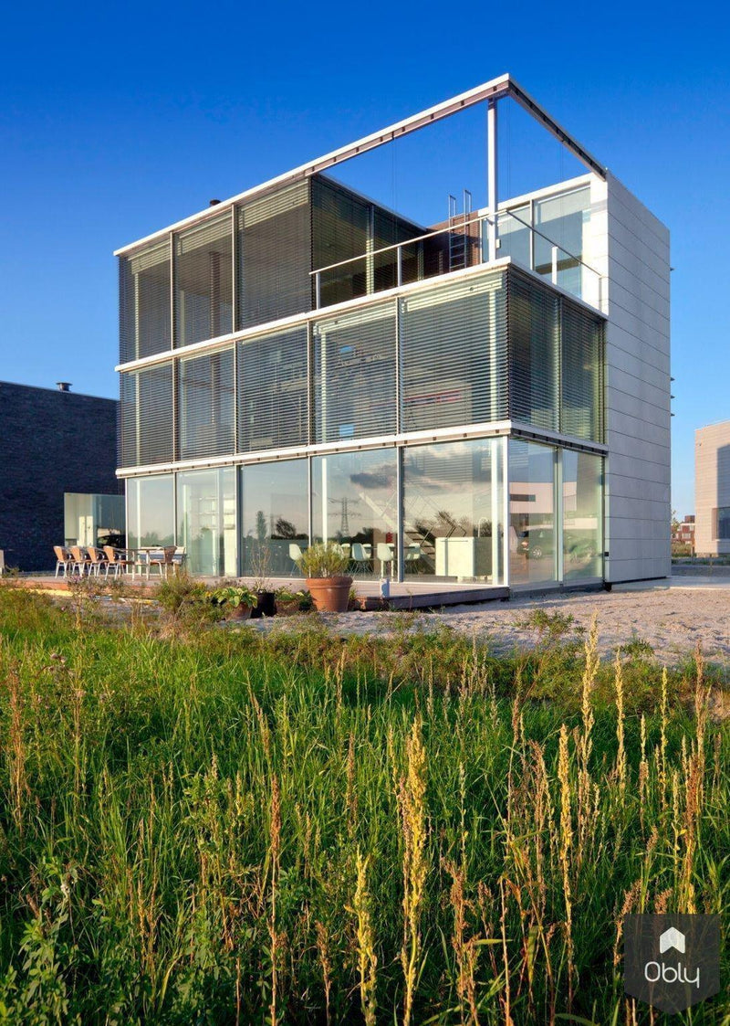 woonhuis Van Heeswijk IJburg Amsterdam-KELLER minimal windows® by Kumasol-alle,Exterieur-OBLY