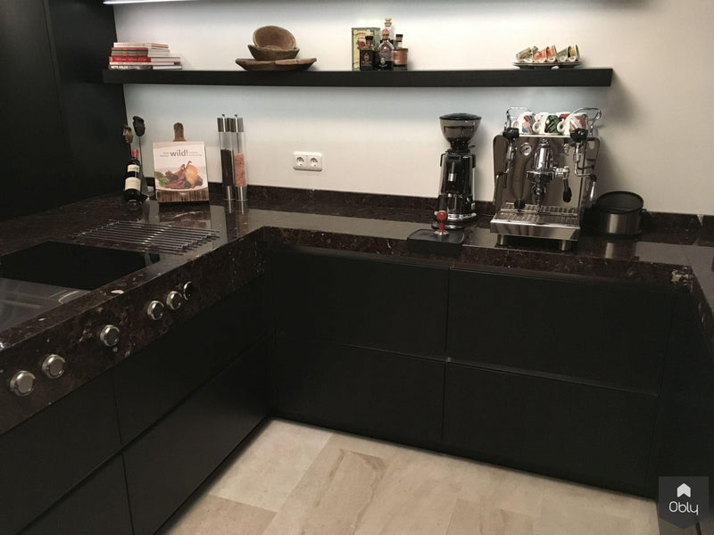 zwarte keuken-STUUT keuken design-alle,Keuken-OBLY