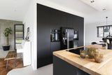Zwarte moderne landelijke keuken-Restyle-XL-Keuken-landelijk moderne zwarte keuken-OBLY