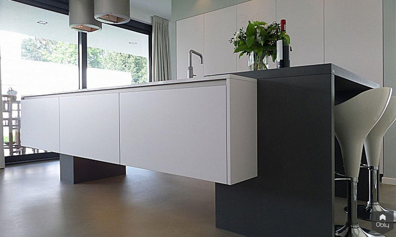 Zwevende open keuken-Keukenarchitectuur Midden Brabant-alle, Keuken-OBLY